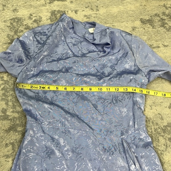 NWT Jonathan Simkhai Vivian Jacquard Mini Dress Long Sleeve Fringe Periwinkle 2 - Picture 10 of 14